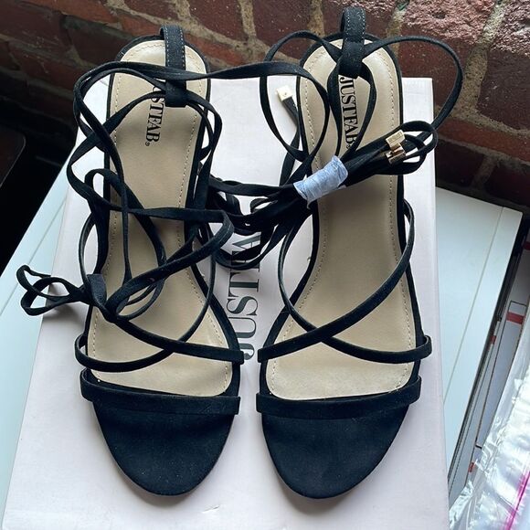 Just Fab Brand New “Watch Me Strut” Strappy Wedges (Size: 10) - Picture 2 of 11